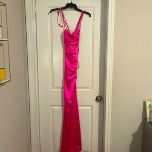 Pink prom dress